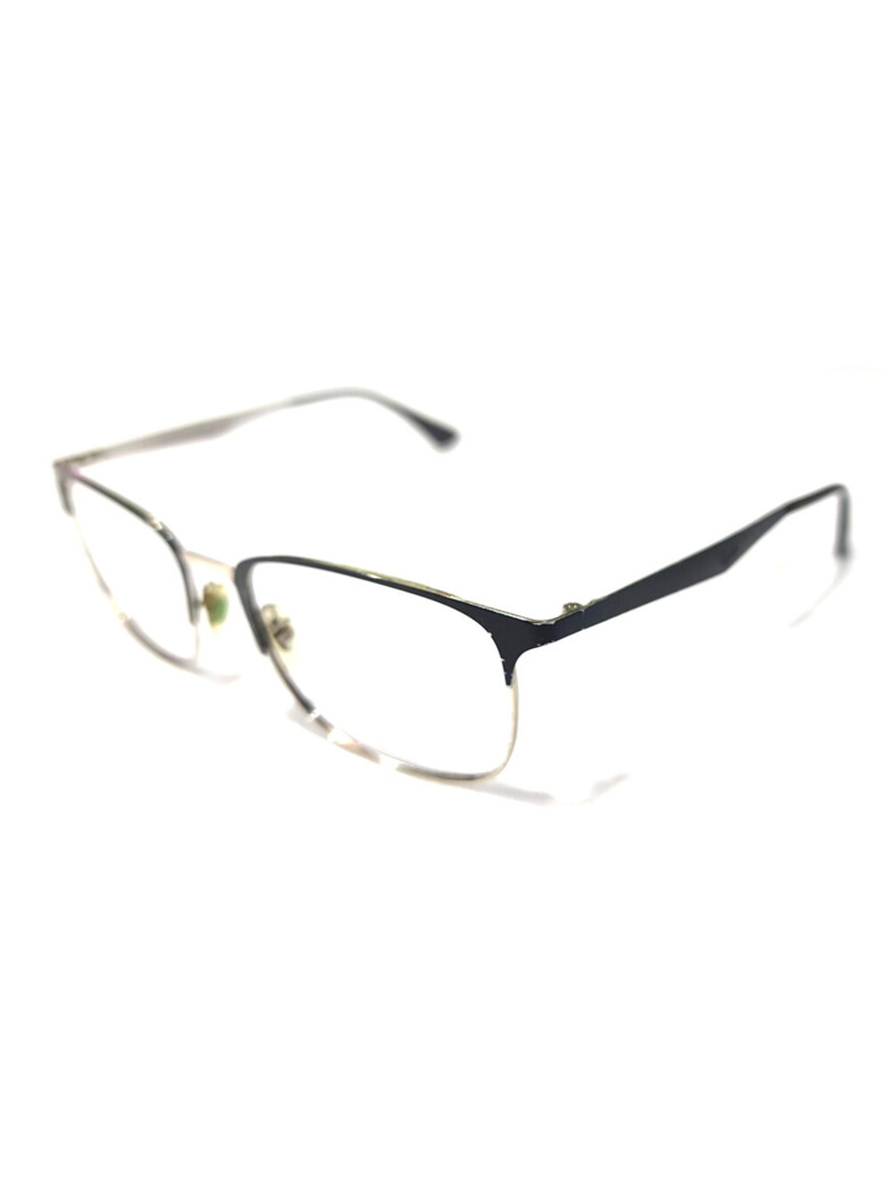 Ray Ban RB6421 3004 Gunmetal Gray Square Eyeglasses Frame 54-18 145 TSB